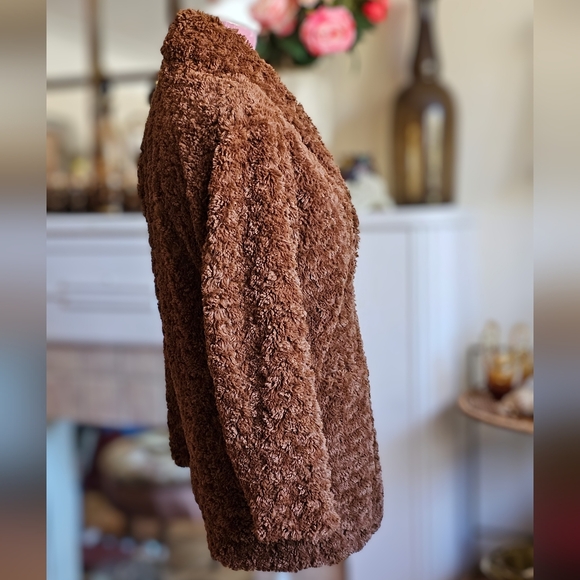 wilfred free teddy bear coat, size small. - Picture 6 of 12